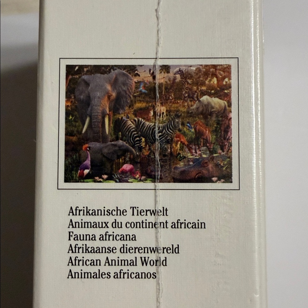 Vintage. Ravensburger African Animal World Multicolor Wildlife Puzzle. 3000 ps. - Picture 8 of 9